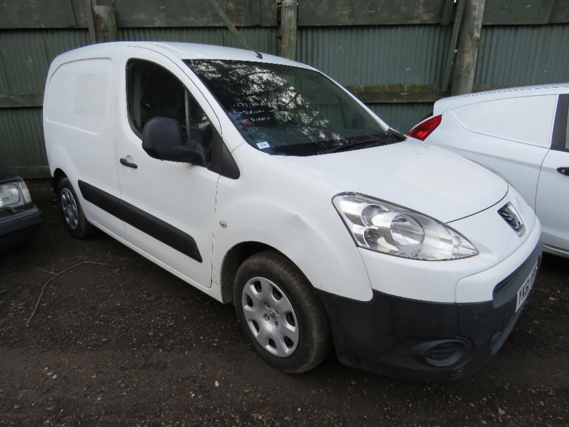 Peugeot panel van, reg. YK61 VFN, 173,784 rec. miles.