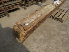 15 X SHEET PILES, 11FT LENGTH APPROX