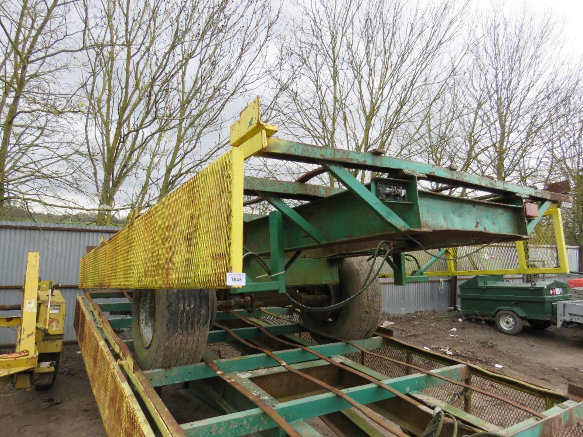 SINGLE AXLED AGRICULTURAL TRAILER IDEAL FOR HAY AND STRAW