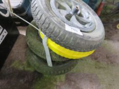 4no. Wheelbarrow wheels