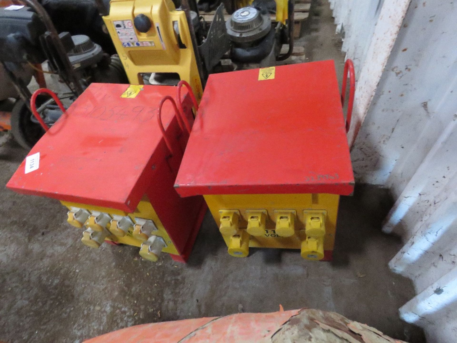 2 X 10KVA RATED SITE TRANSFORMERS. All items "sold as seen" or "sold as is" with no warranty given - Image 2 of 2