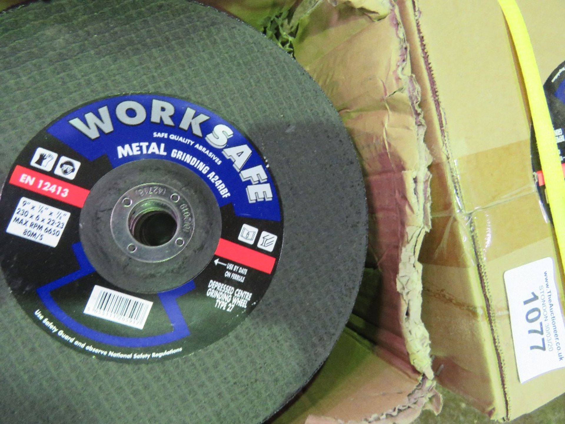 4 X BOXES OF ASSORTED GRINDING/CUTTING DISCS - Image 3 of 3