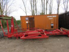 Edbro 8-wheel lorry hook lift equipment, removed from export vehicle