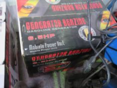 Boxed petrol generator