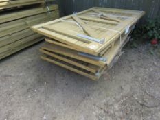 5 X ASSORTED WOODEN GARDEN GATES