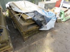 2 X PALLETS OF FEATHER EDGE BOARDING ETC
