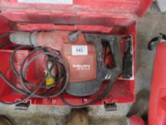 Hilti TE75 breaker drill, ex company liquidation