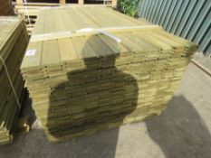 1 X LARGE PACK OF SHIPLAP CLADDING TIMBER @1.73M LENGTH X 9.5CM WIDTH APPROX