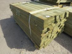 1 X PACK OF FEATHER EDGE TIMBER CLADDING @1.8METRE LENGTH X 10CM WIDE APPROX