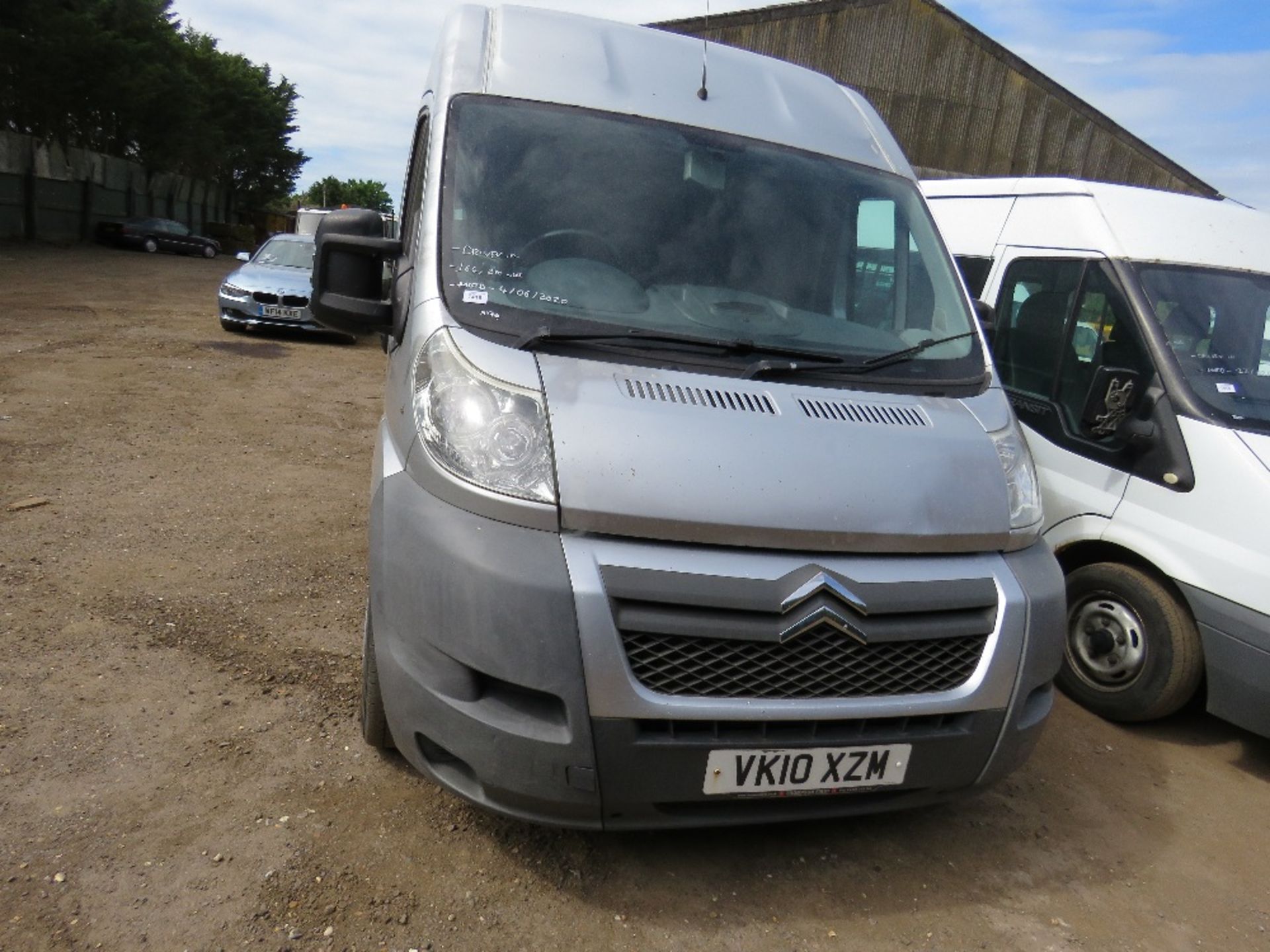 CITROEN RELAY SILVER PANEL VAN REG;VK10 XZM TESTED TILL 4/6/20 164,290 REC MILES. WHEN TESTED W - Image 2 of 10