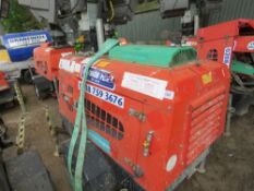 VT1 Eco lighting tower, yr2009, Kubota/Linz engine. Runs, makes power and lifts. PN: LT052