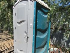 MAINS TYPE PORTABLE TOILET WITH LARGE WASH BASIN AND WATER HEATER . All items "sold as seen" or "