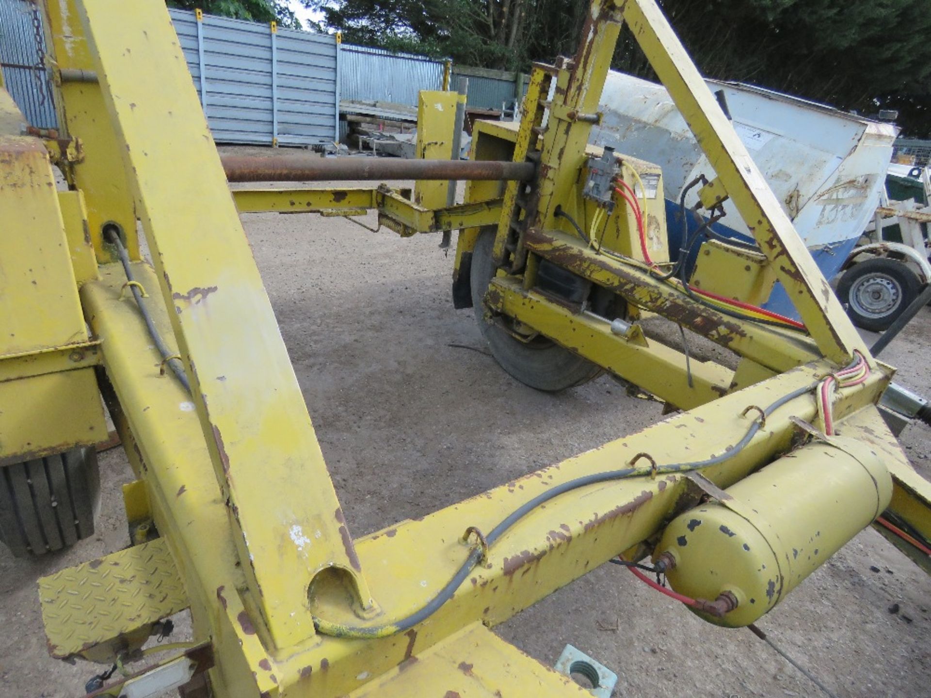 SEB YELLOW LARGE SIZED CABLE DRUM TRAILER..DIRECT EX LOCAL COMPANY - Image 3 of 3