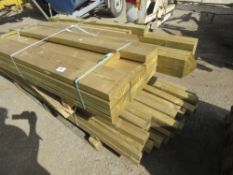 2 X PALLETS OF MIXED TIMBER POSTS