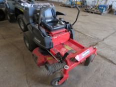 SNAPPER ZTX250 RIDE ON ZERO TURN MOWER, YEAR 2017 APPROX, 48" MULCHING DECK. WHEN TESTED WAS SEEN