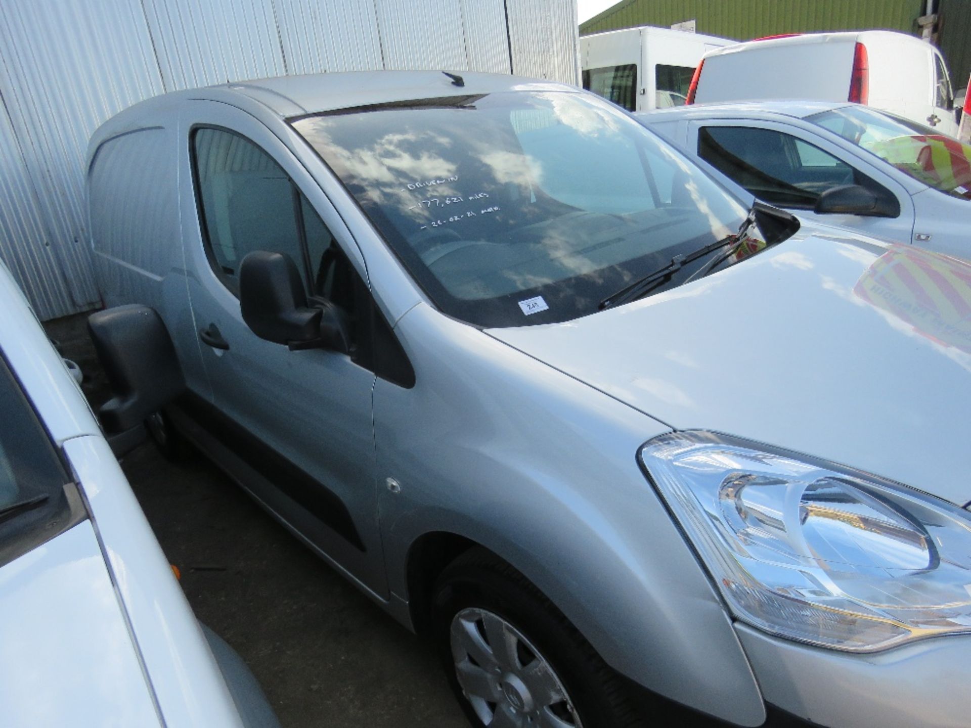 CITROERN BERLINGO PANEL VAN, NEW SHAPE, 177,621 REC MILES REG:VO61 HKP WITH V5. TESTED TILL 26/02/ - Image 2 of 11