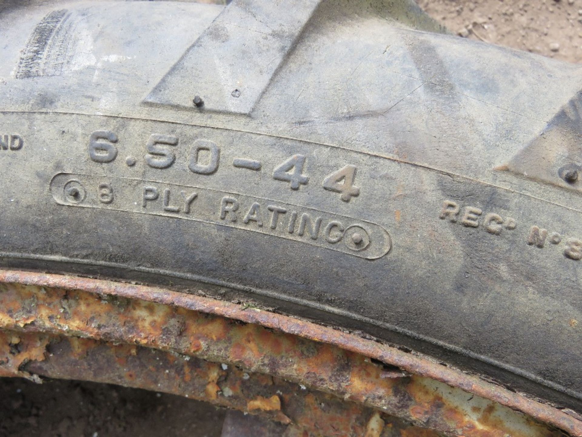 PAIR OF ROWCROP WHEELS EX FORD 7610 TRACTOR - Image 2 of 3