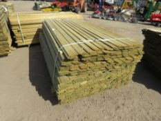 1 X PACK OF SHIPLAP CLADDING TIMBER @1.73M LENGTH X 9.5CM WIDTH APPROX X 1.5CM DEPTH