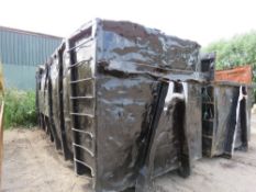 Hook lift waste container skip, 40yards capacity approx.