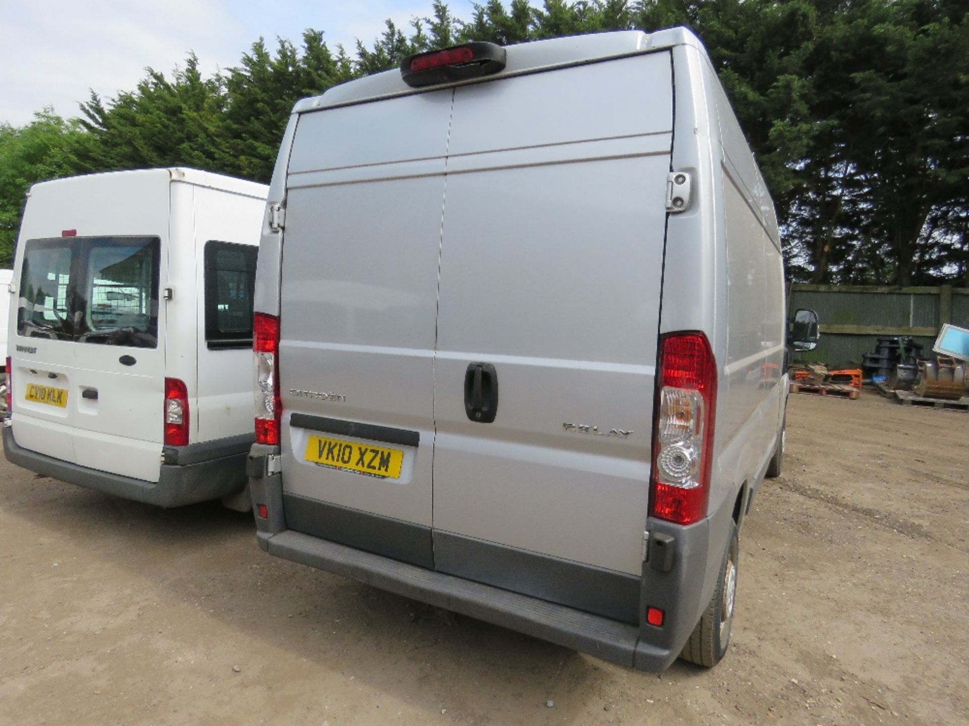CITROEN RELAY SILVER PANEL VAN REG;VK10 XZM TESTED TILL 4/6/20 164,290 REC MILES. WHEN TESTED W - Image 7 of 10