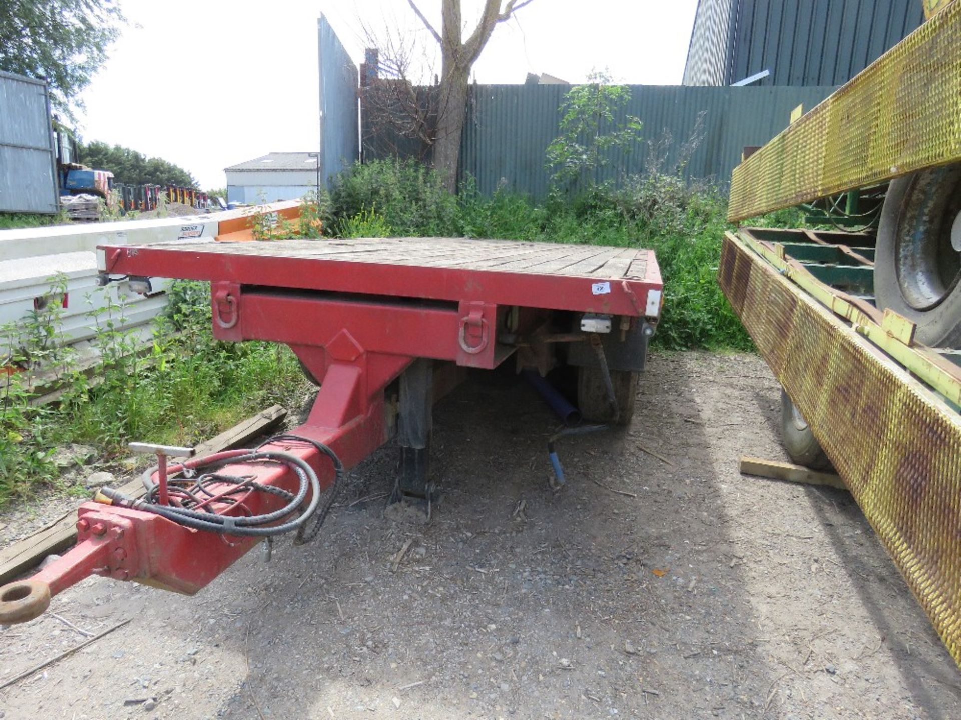 Truckmate lorry drawbar trailer, 17ft bed approx., long test, yr1999