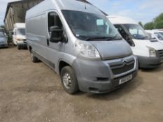 CITROEN RELAY SILVER PANEL VAN REG;VK10 XZM TESTED TILL 4/6/20 164,290 REC MILES. WHEN TESTED W