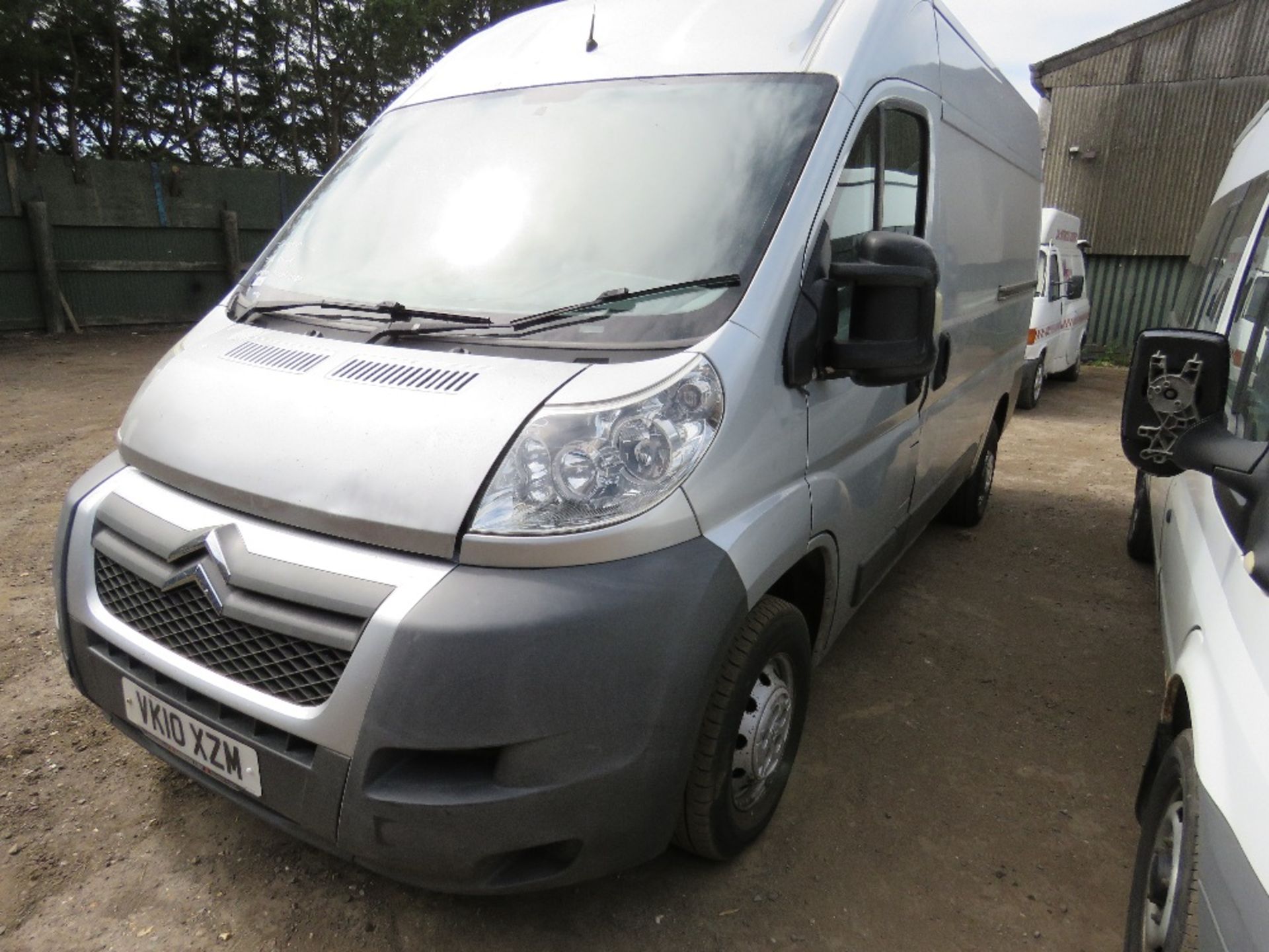 CITROEN RELAY SILVER PANEL VAN REG;VK10 XZM TESTED TILL 4/6/20 164,290 REC MILES. WHEN TESTED W - Image 3 of 10