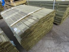 1 X PACK OF SHIPLAP CLADDING TIMBER @1.55M LENGTH X 9.5CM WIDTH APPROX