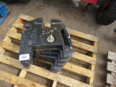 6 X 29KG SOLIS TRACTOR WEIGHTS