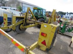 SEB YELLOW LARGE SIZED CABLE DRUM TRAILER..DIRECT EX LOCAL COMPANY