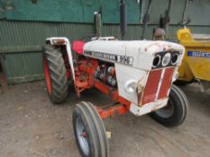 DAVID BROWN 996 2WD TRACTOR WITH POWER STEERING COMPLETE WITH REAR LINKAGE, WHEN TESTED WAS SEEN TO