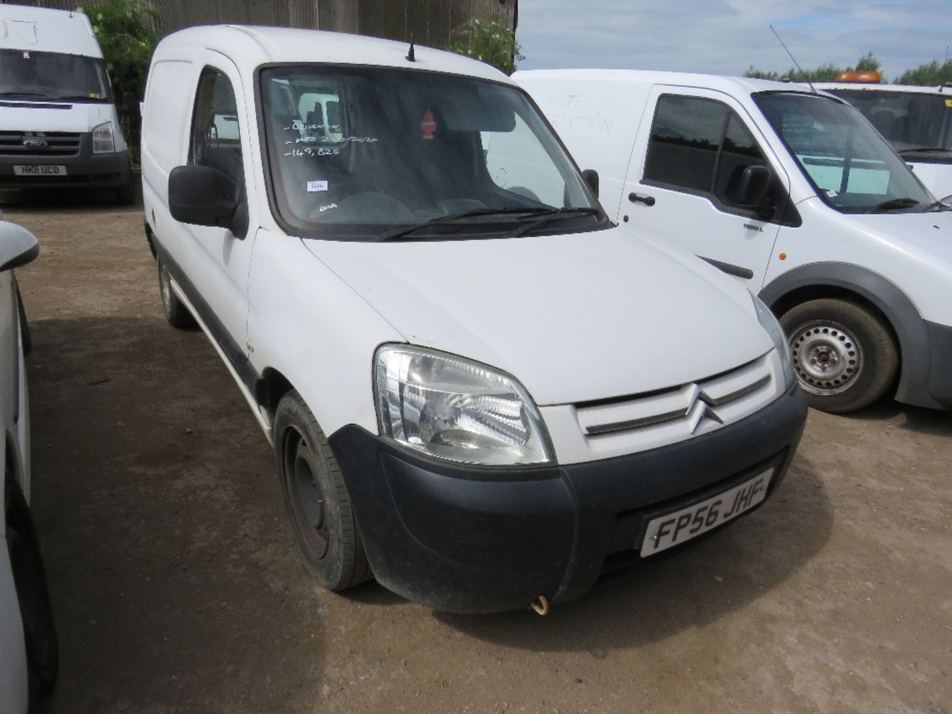 CITROEN BERLINGO PANEL VAN REG: FP56JHF TESTED TILL 02/10/20, 149,826REC MILES. DIRECT EX LOCAL COM