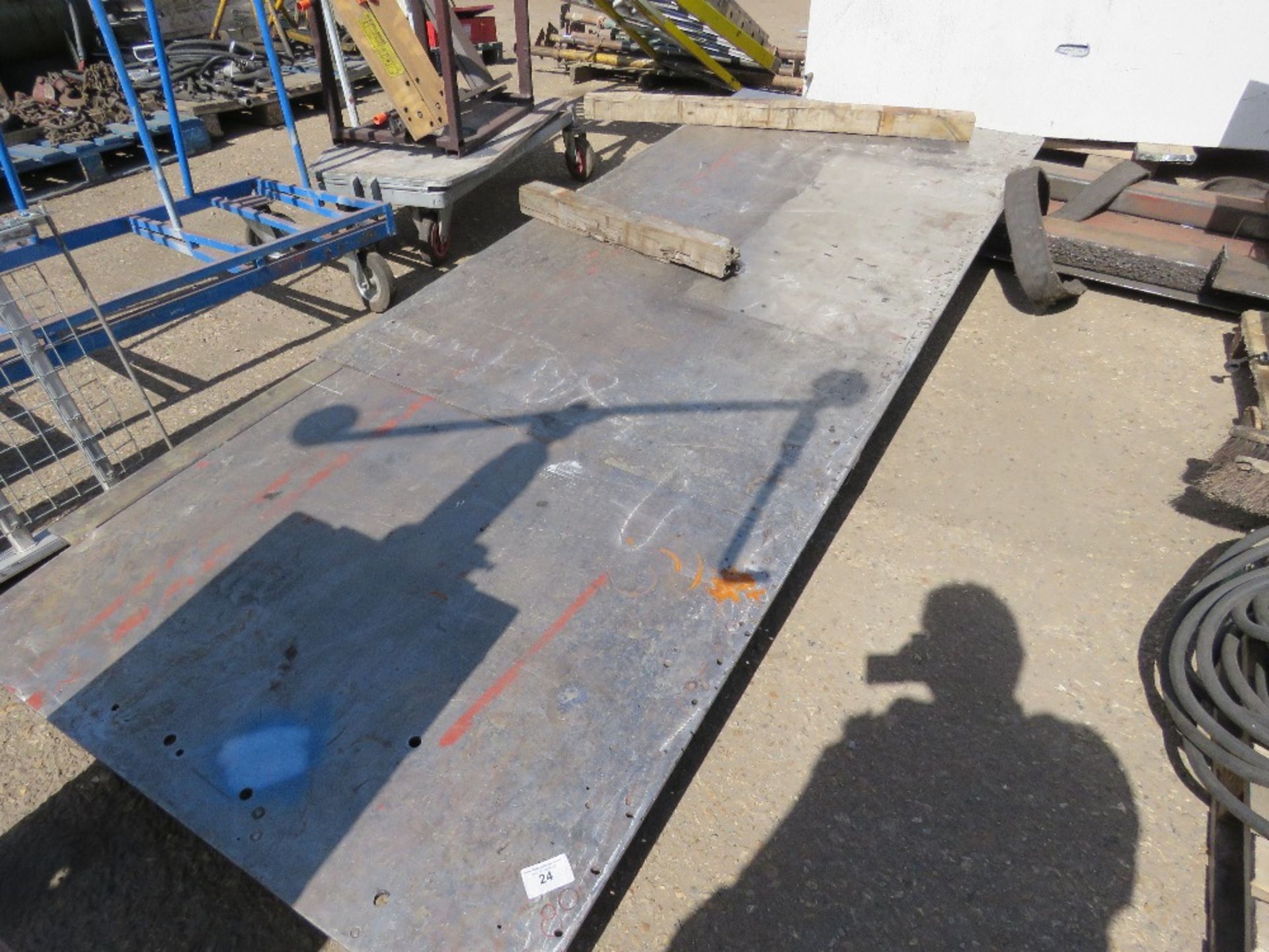 2X HEAVY DUTY WELDING TABLES/BENCHES sourced from company liquidation