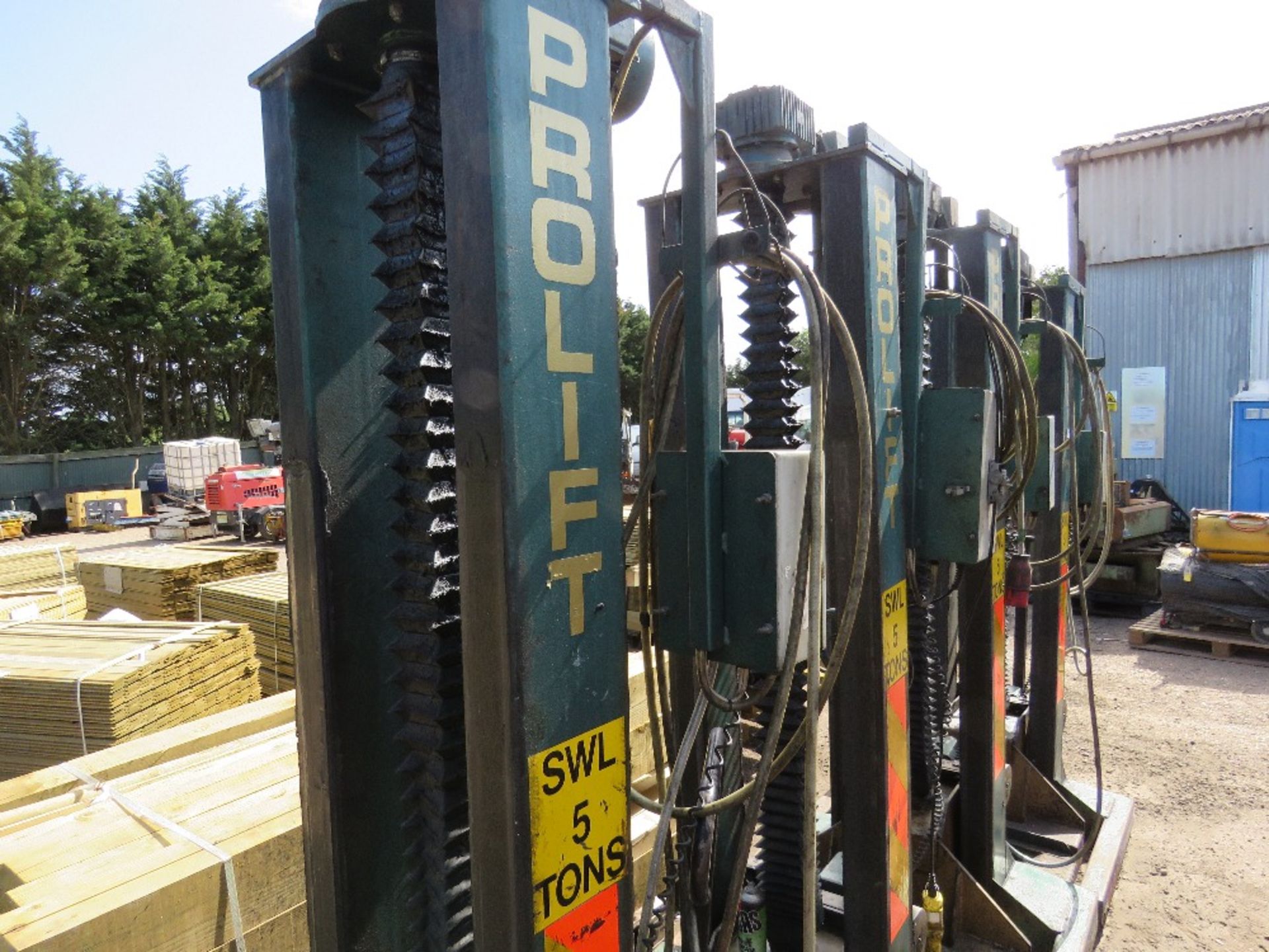 SET OF 4 X PROLIFT PL20 PORTABLE COLUMN LIFT UNITS FOR COMMERCIAL VEHICLES, 5 TONNE RATED CAPACITY, - Image 5 of 5