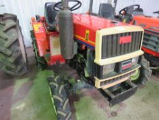 YANMAR F14D 4WD COMPACT TRACTOR WHEN TESTED WAS SEEN TO START, DRIVE, STEER AND BRAKE