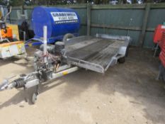 BATESON TILT BED CAR TRAILER, 16FT APPROX WITH WINCH