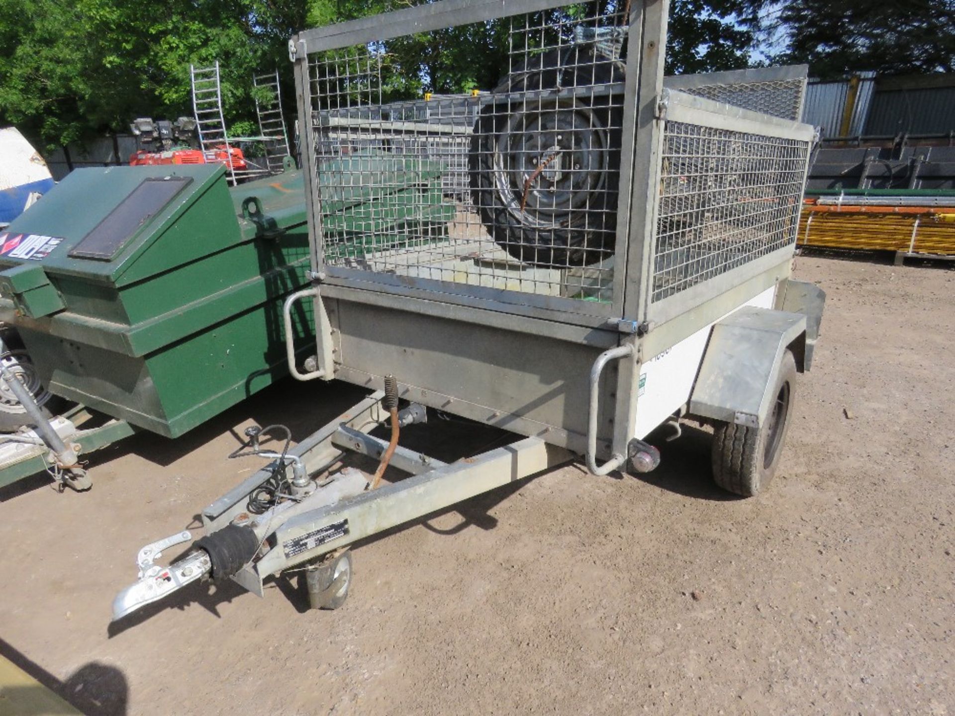 Challenger mesh sided trailer, 6ftx4ft approx. SN: SDH91564OWG042943 - Image 2 of 5