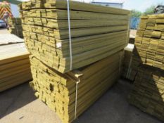 2 X PACK OF FENCE TIMBER CLADDING @1.75METRE LENGTH X 9.5CM WIDE APPROX X 0.8CM DEPTH APPROX