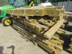 3 X PALLETS OF ASSORTED GATE AND FENCING POSTS