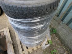 4 X JAGUAR 245/45 R18 PART WORN TYRES