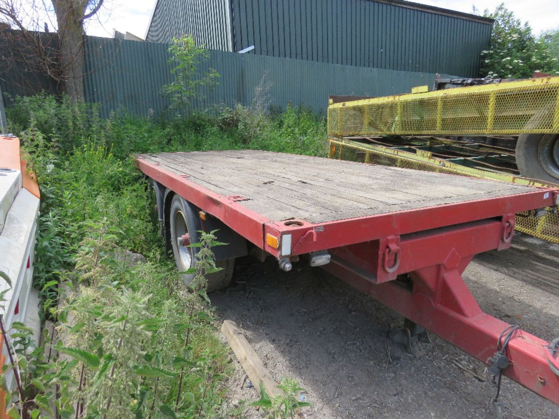 Truckmate lorry drawbar trailer, 17ft bed approx., long test, yr1999 - Image 2 of 2