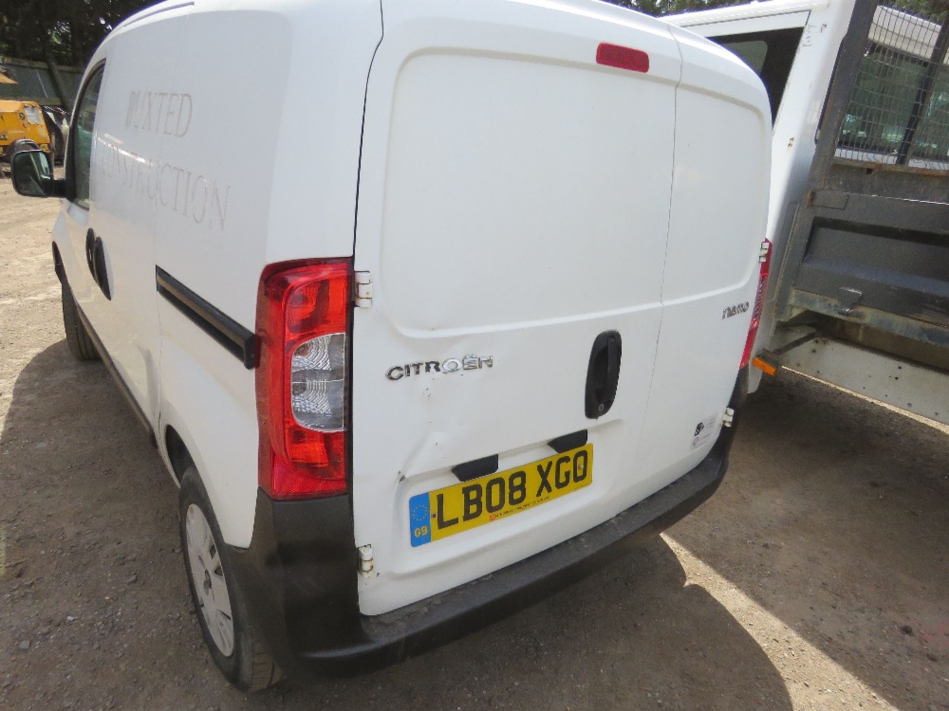 CITROEN NEMO PANEL VAN REG:LB08 XGO TESTED TILL 26/07/2020, 193,762 REC MILES. DIRECT EX LOCAL COM - Image 5 of 5