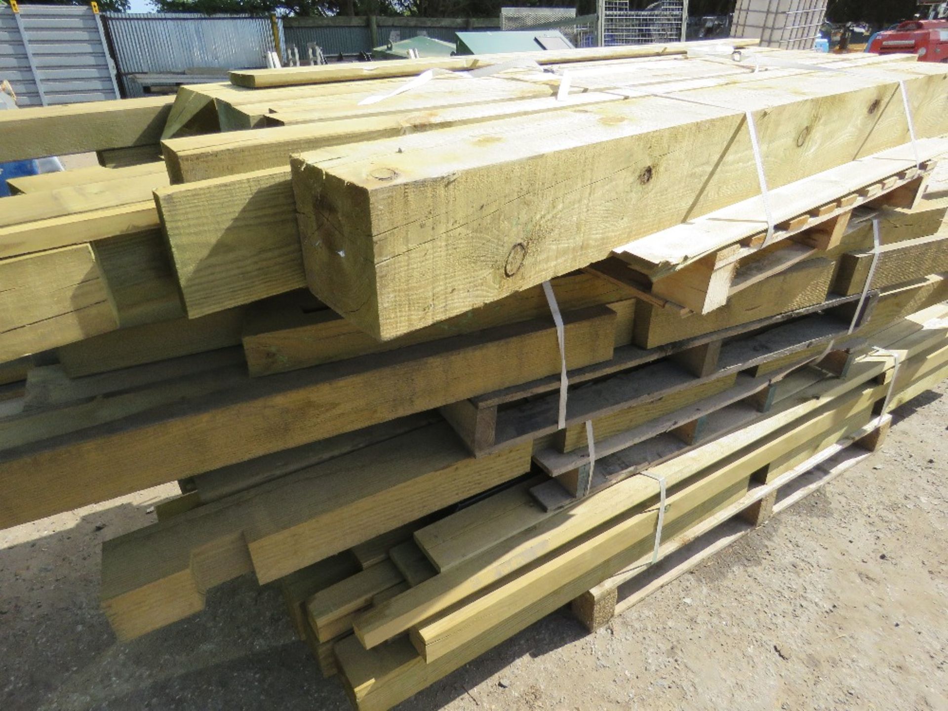 3 X PALLETS OF ASSORTED GATE AND FENCING POSTS - Image 3 of 3