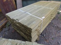 LARGE PACK OF VENETIAN FENCING TIMBER SLATS, 1.83M X 4.8CM X 0.8CM APPROX SIZE