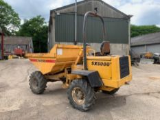 BARFORD SX5000 DUMPER. YEAR 2005 HOURS NOT VISIBLE. SEEN TO START, RUN, DRIVE, STEER AND BRAKE. INC