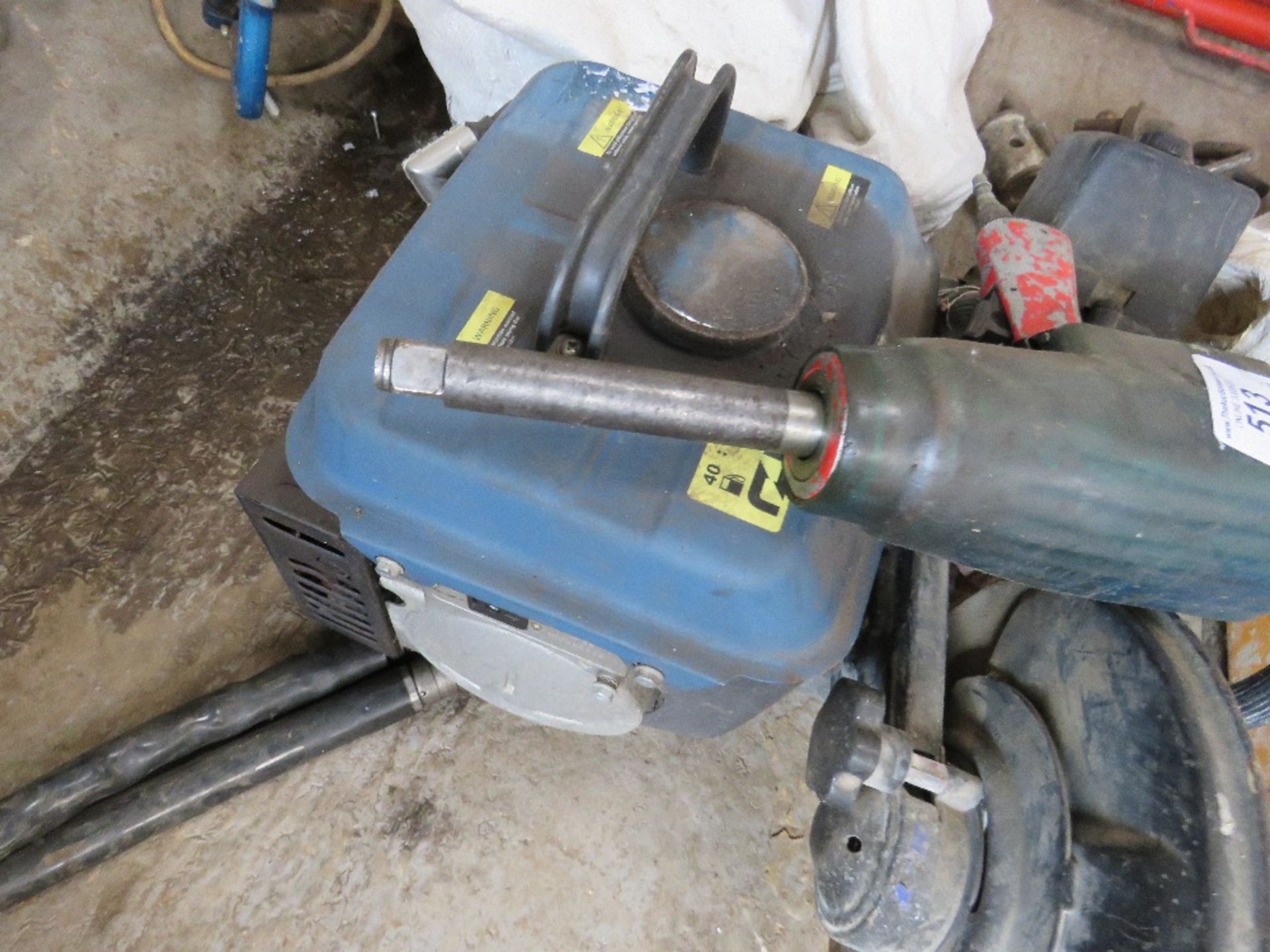 Blue camping generator, saw and air nut gun - Image 2 of 3