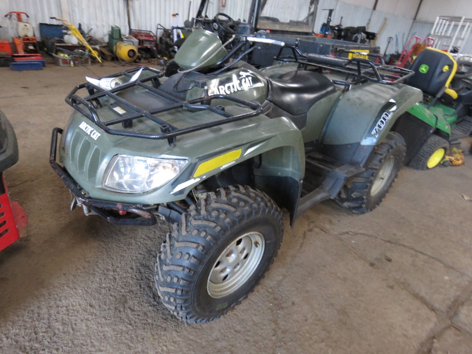 ARTIC CAT DIESEL 700 QUAD BIKE REG:SY61 CMF , WITH WINCH. - Image 3 of 7