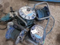 2 ANGLE GRINDERS, DRILL AND 4 EXTENSION LEADS sourced from company liquidation