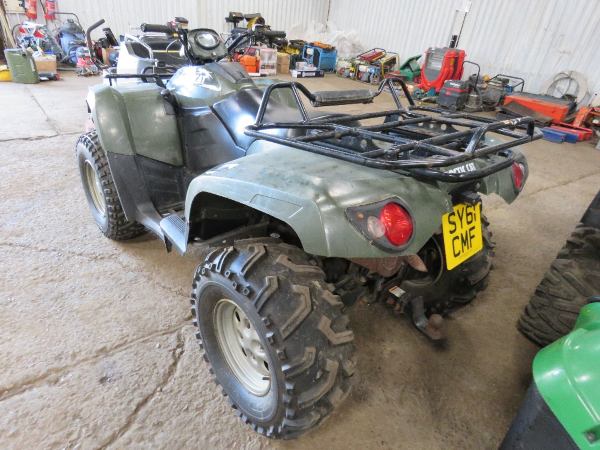 ARTIC CAT DIESEL 700 QUAD BIKE REG:SY61 CMF , WITH WINCH. - Image 5 of 7