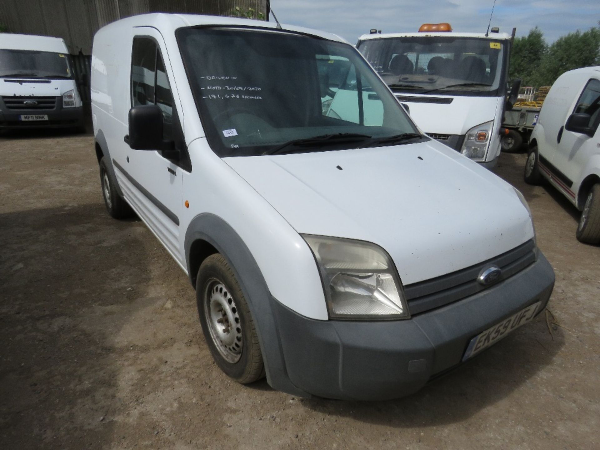 NB: BID INCREMENT HAS NOW BEEN CHANGED TO £50.............FORD TRANSIT CONNECT PANEL VAN REG:E